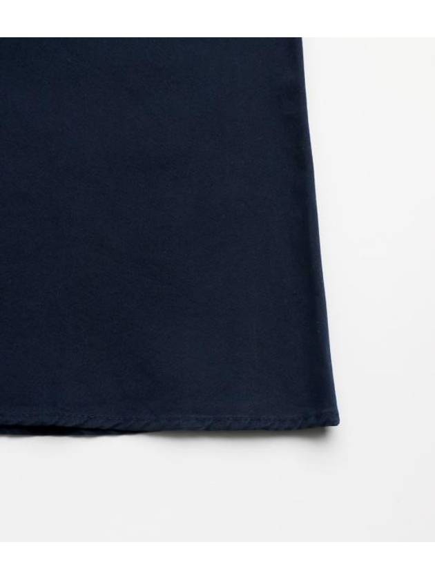 Jamie Mid Waist Cotton A-Line Skirt Dark Navy - A.P.C. - BALAAN 7