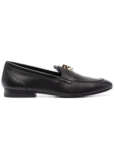 G Chain Leather Loafers Black - GIVENCHY - BALAAN 1