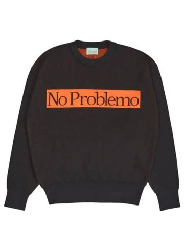 Aries No Problem Knit Black FTAR20019 - ARIES - BALAAN 1