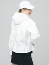 Doyou Know MC Women s Fit and Flare Waterproof Loose White Wind Jumper DO6242WB21 - DOYOUKNOWMC GOLF WEAR - BALAAN 5