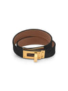 Kelly Double Tour Bracelet Black - HERMES - BALAAN 3