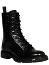 Explorer 2 Leather Ankle Boots Black - DIOR - BALAAN 3