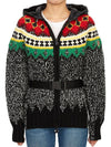 Tricot Cardigan Black - MONCLER - BALAAN 3