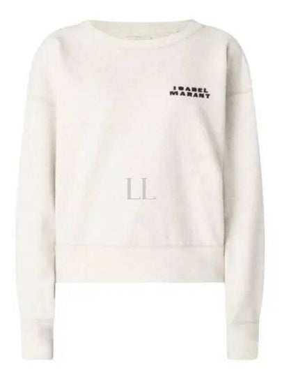 Shard Embroidered Logo Sweatshirt Ecru - ISABEL MARANT - BALAAN 2