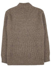 Donegal Classic Cashmere Wool Knit Top Walnut - MAISON MARGIELA - BALAAN 3