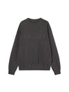 Pigment Dyed Crew Neck Sweatshirt Charcoal - HARDGEAR APPAREL - BALAAN 2