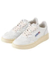 Medalist Leather Low Top Sneakers White - AUTRY - BALAAN 3