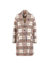 12Th Anniversary Gabriel Check Wool Single Coat Beige - ISABEL MARANT - BALAAN 2