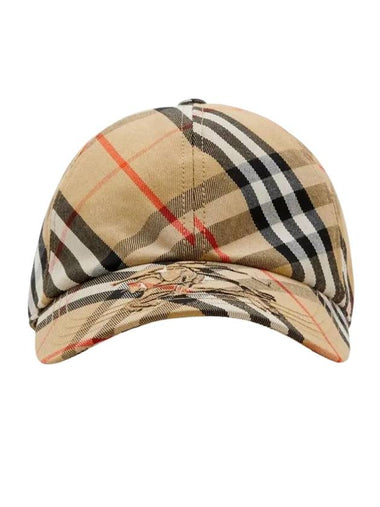 Vintage Check Base Ball Cap Beige - BURBERRY - BALAAN 1