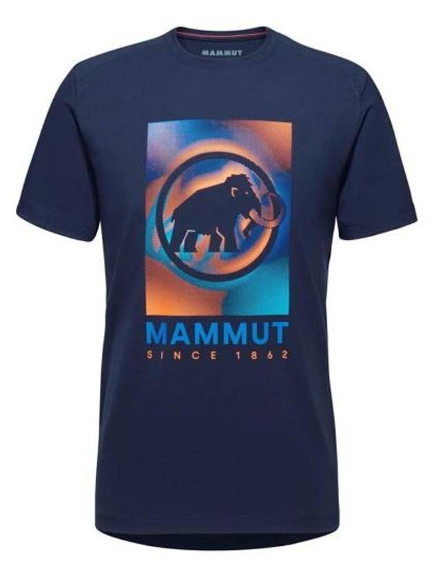 Men's Trovat Short Sleeve T-Shirt Navy - MAMMUT - BALAAN 2