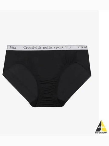 UNDERWEAR Velo Cool Briefs FI4DRF2443FBLK - FILA - BALAAN 1