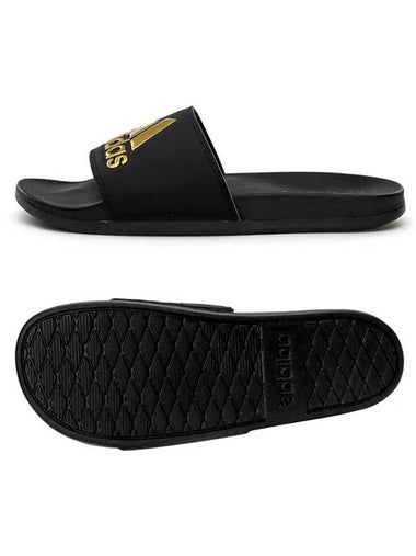 Adilette Comfort Slippers Black - ADIDAS - BALAAN 1