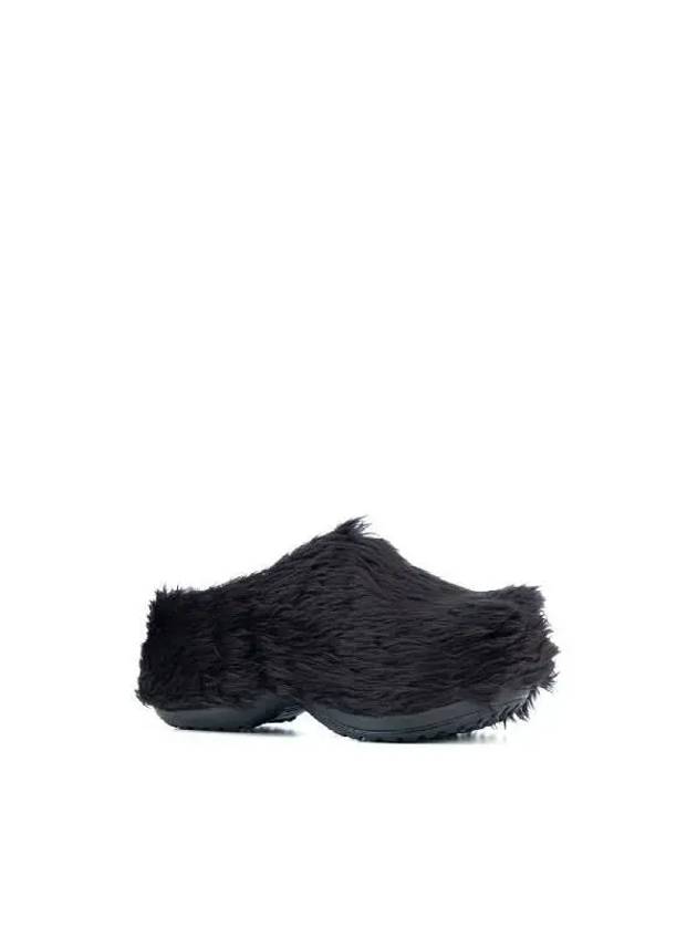 Fake Fur Mule Black - BALENCIAGA - BALAAN 3