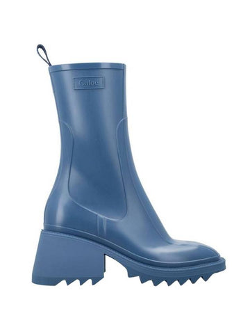 Betty Chunky Sole Rain Boots Shady Cobalt - CHLOE - BALAAN 1