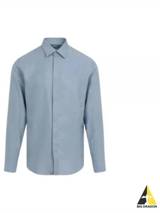 Berluti Cotton Silk Scritto Andy Shirt R27HTL85 004 32N - BERLUTI - BALAAN 1