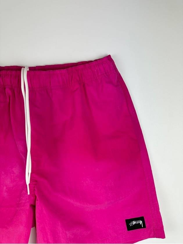 Wave Dyed Nylon Shorts 112287 Fuchsia Pink MENS S M L - STUSSY - BALAAN 3