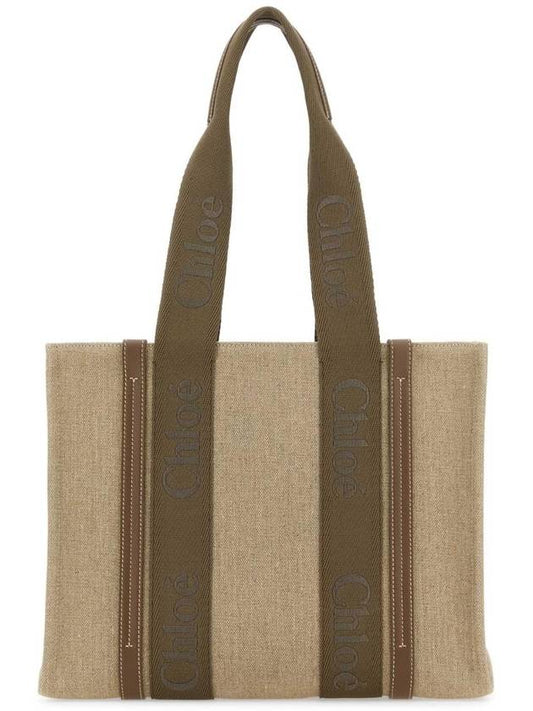 Woody Medium Tote Bag Dark Nut - CHLOE - BALAAN 1