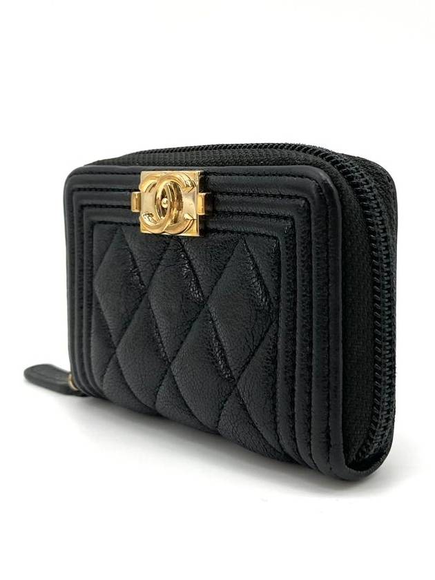 Boy Caviar Gold Card Wallet Zipper Doll - CHANEL - BALAAN 4