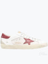 Super Star Lace Up Low Top Sneakers Red Cream White - GOLDEN GOOSE - BALAAN 2