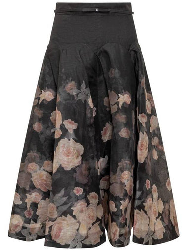 Zimmermann Skirt With Floral Pattern - ZIMMERMANN - BALAAN 1