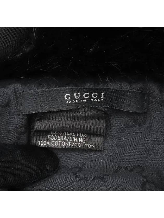 Black color hat fashion accessories - GUCCI - BALAAN 4