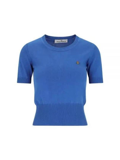 Bea Knit Top Blue - VIVIENNE WESTWOOD - BALAAN 2