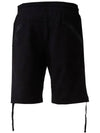 Lens Wappen Shorts Black - CP COMPANY - BALAAN 4