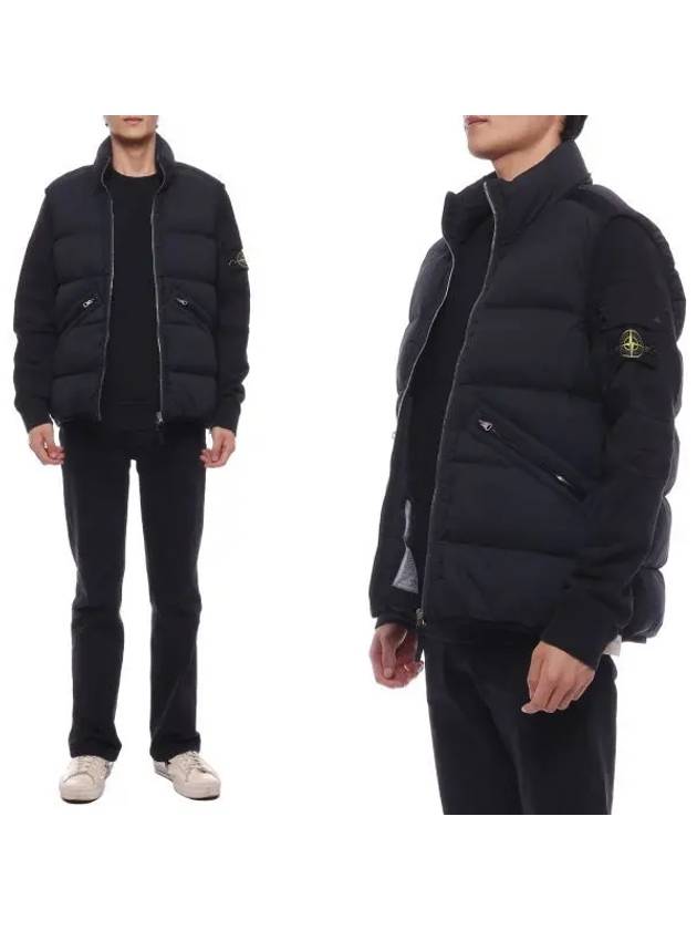 Seamless Tunnel Nylon Down Vest Navy - STONE ISLAND - BALAAN 2