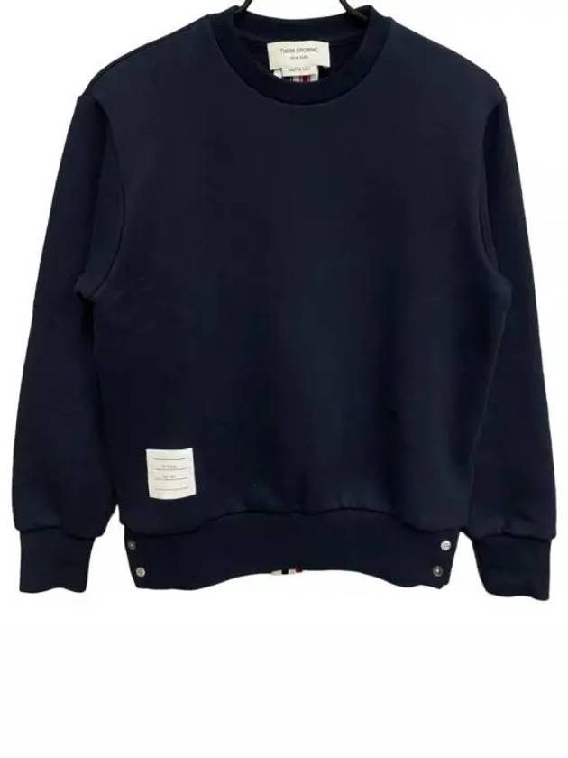 Center Back Stripe Crewneck Sweatshirt Navy - THOM BROWNE - BALAAN 2