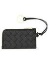 Intrecciato L Zip Leather Card Wallet Black - BOTTEGA VENETA - BALAAN 2