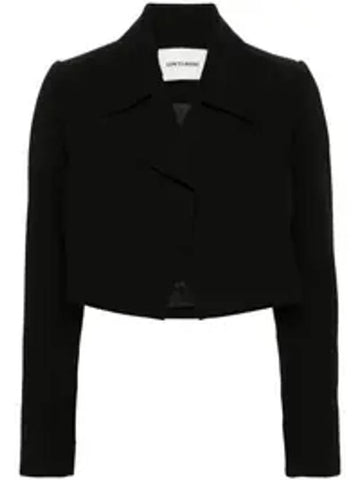 Wool Shorts Jacket Black - LOW CLASSIC - BALAAN 1