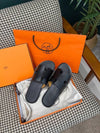 Izmir Sandal Calfskin & Noir - HERMES - BALAAN 10