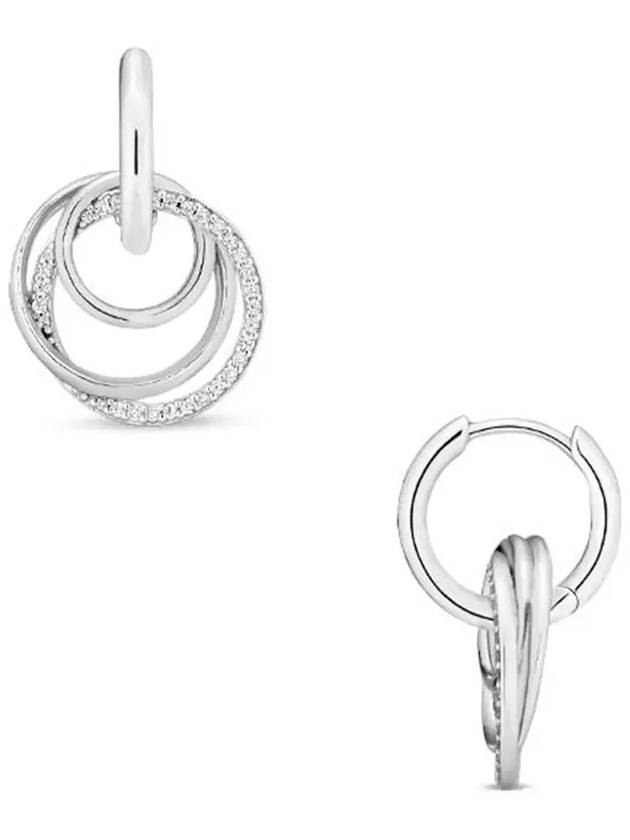 Family Always Encircled Hoop Earrings Silver - PANDORA - BALAAN 4