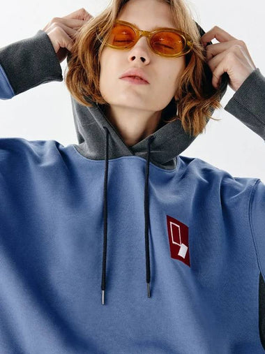 Unisex BXMXHD Door Box Sweat Hoodie Mix Blue - CHANCE'S NOI - BALAAN 1