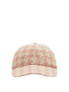 Houndstooth Base Ball Cap Pink - BURBERRY - BALAAN 2