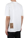 Logo Cotton Short Sleeve T-Shirt White - TEN C - 5