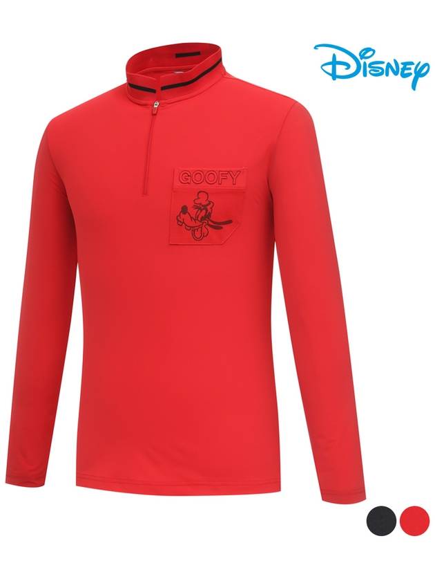 Disney Half Zip Up Logo High Neck Half Neck T-Shirt DO1MTS007 - DISNEY GOLF - BALAAN 2