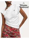 Women's Hebo Short Sleeve T-Shirt White - VIVIENNE WESTWOOD - BALAAN 9