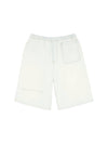 Men's Cutout Oversized Shorts Light Blue - MAISON MARGIELA - BALAAN 1