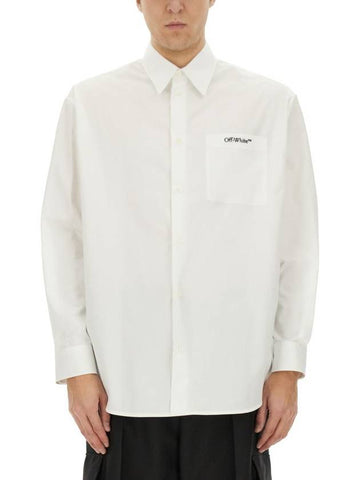 Off-White Shirt With Logo - OFF WHITE - BALAAN 1