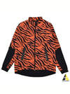 men's brushed zip-up jacket orange - HYDROGEN - BALAAN 2