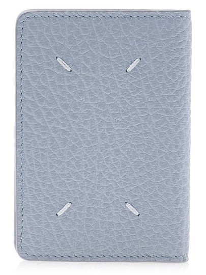 Bovine Leather Card Wallet Sky Blue - MAISON MARGIELA - BALAAN 2