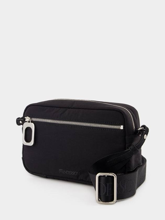 Jwa Puller Camera Crossbody - J.W. Anderson - Leather - Black - JW ANDERSON - BALAAN 2