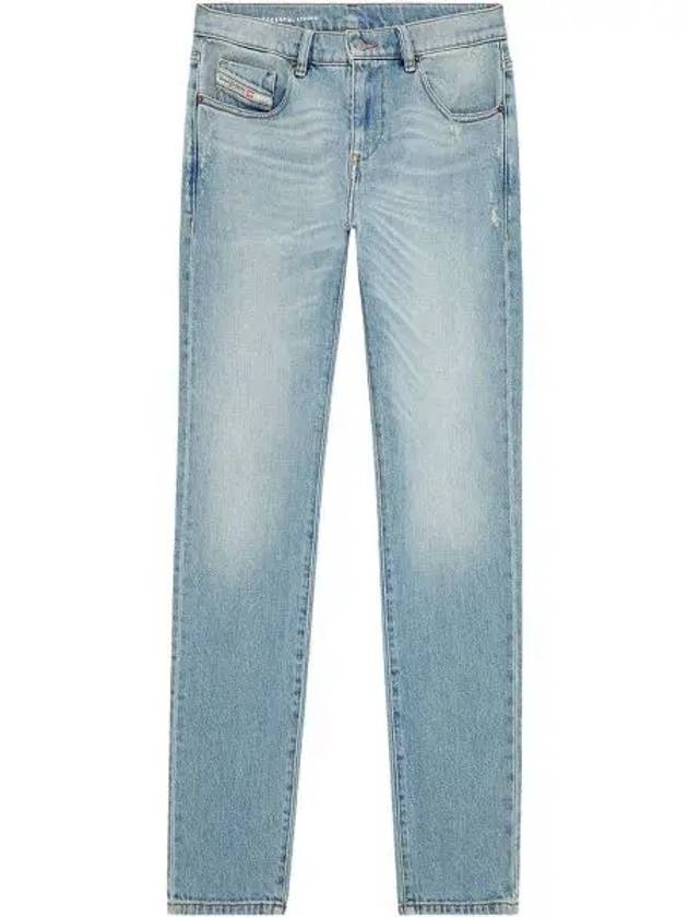 2019 D Strukt Slim Jeans Light Blue - DIESEL - BALAAN 2