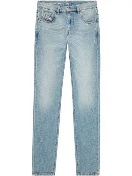 2019 D Strukt Slim Jeans Light Blue - DIESEL - BALAAN 2