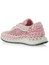 Crochet Low Top Sneakers Pink - VALENTINO - BALAAN 4