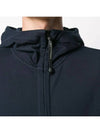 Goggles Hooded Jacket Navy - CP COMPANY - BALAAN.