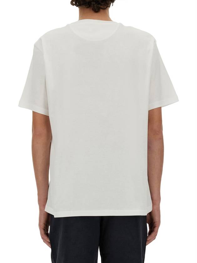 Embroidered Logo Short Sleeve T-Shirt White - BALLY - BALAAN 4