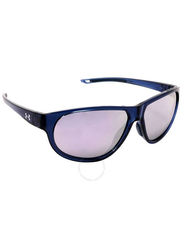 Under Armour Silver Multilayer Oval Unisex Sunglasses UA INTENSITY 0OXZ/DC - UNDER ARMOUR - BALAAN 2