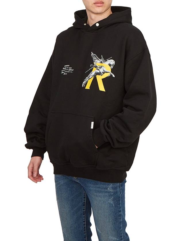 Representant Men's Hoodie MH4021 JET BLACK - REPRESENT - BALAAN 4